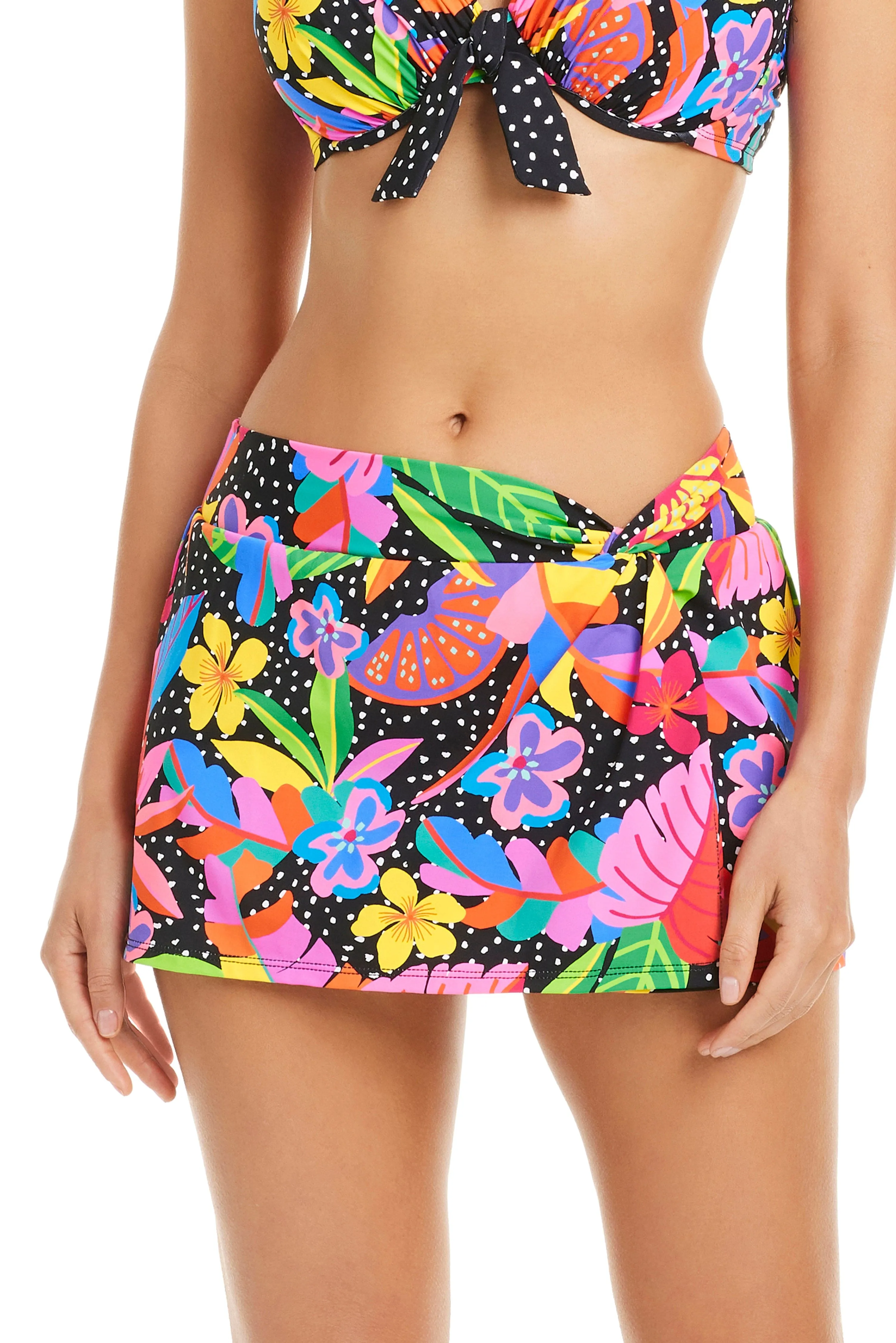 Extra Bold Draped Skirted Hipster Bottom sold by Bleu Rod Beattie