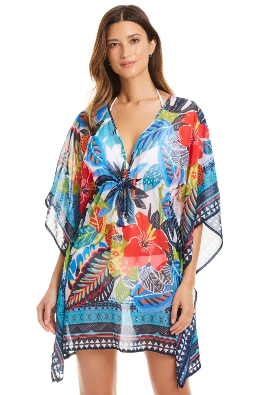 The Living Is Easy Caftan Cover Up sold by Bleu Rod Beattie