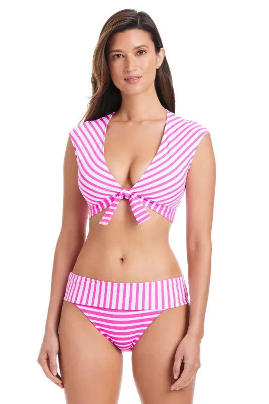 Bleu Rod Beattie Women's Cap Sleeve Bikini Top sold by Bleu Rod Beattie