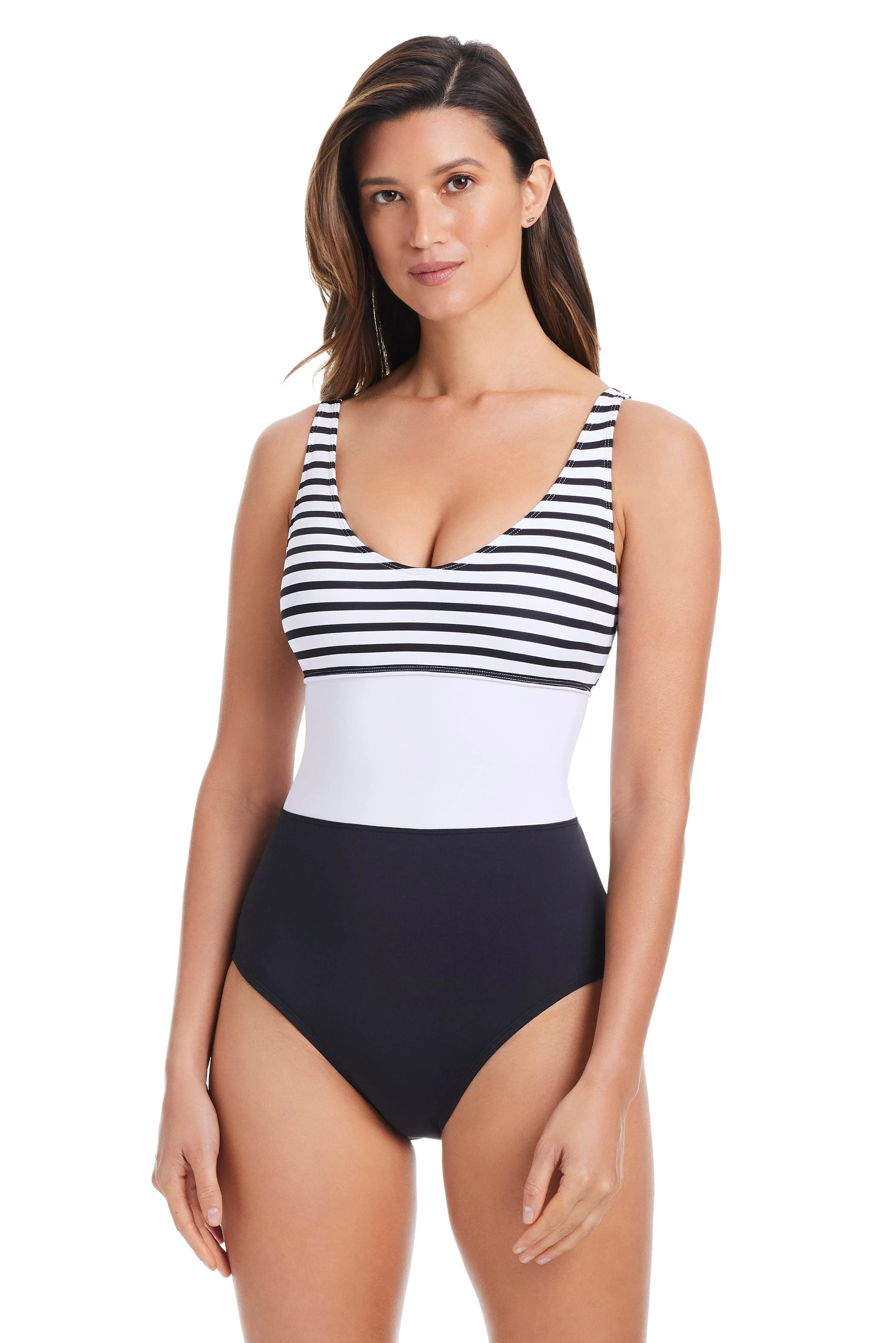 Bleu Rod Beattie Women's Premium V Neck One Piece Swimsuit sold by Bleu Rod Beattie product image thumbnail 5