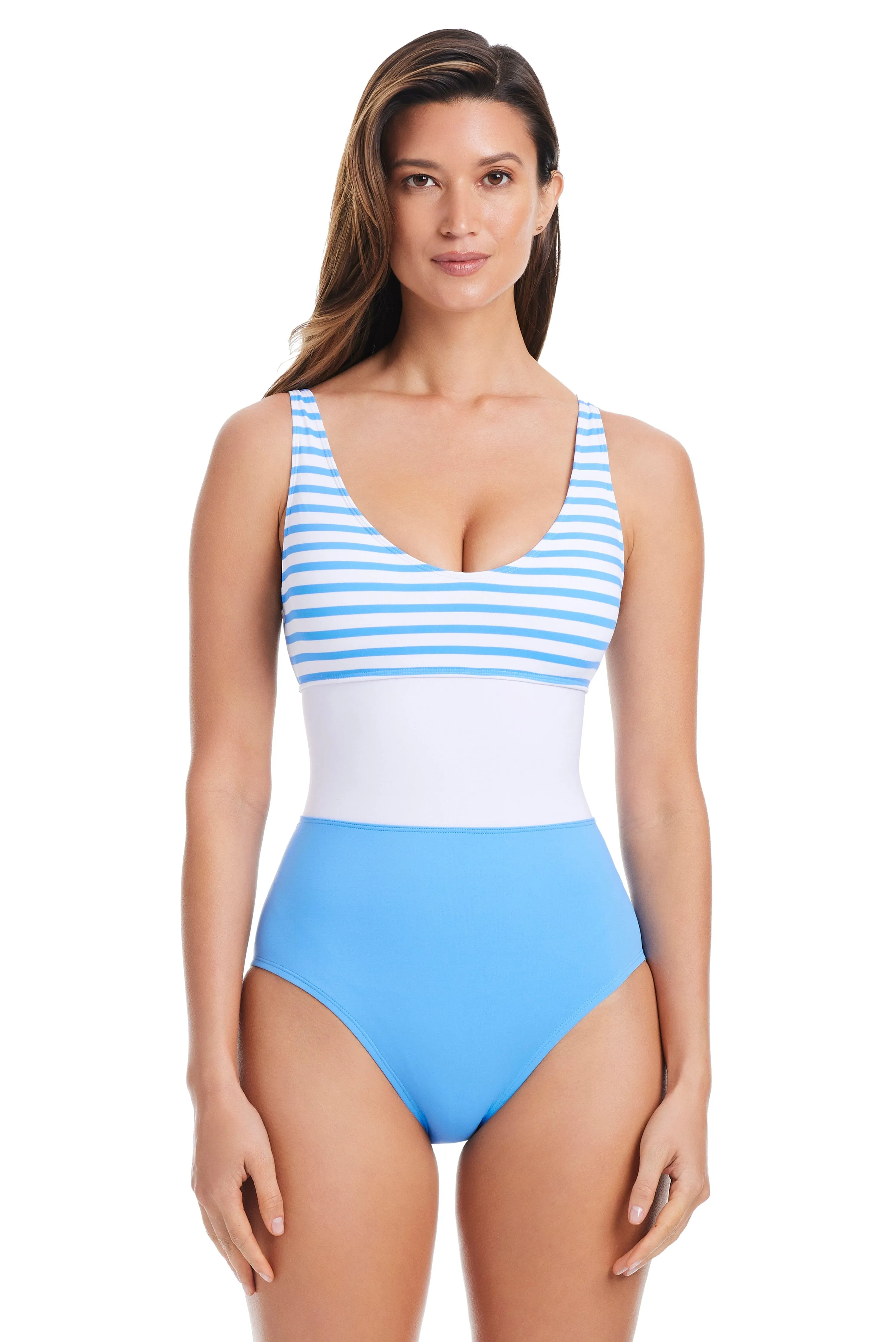 Bleu Rod Beattie Women's Premium V Neck One Piece Swimsuit sold by Bleu Rod Beattie product image thumbnail 3