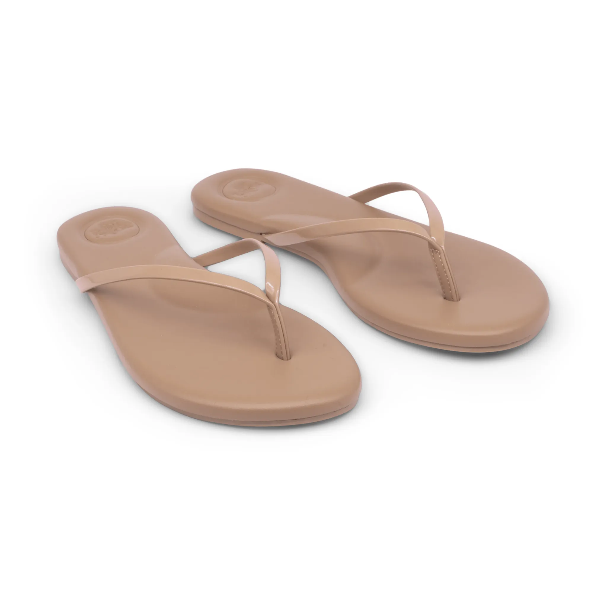 The Indie Patent Strap Sandal In Nude sold by Bleu Rod Beattie product image thumbnail 2