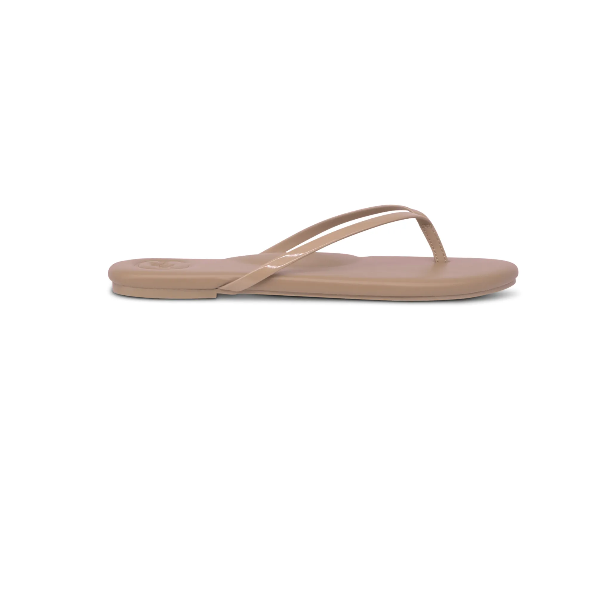The Indie Patent Strap Sandal In Nude sold by Bleu Rod Beattie product image thumbnail 3
