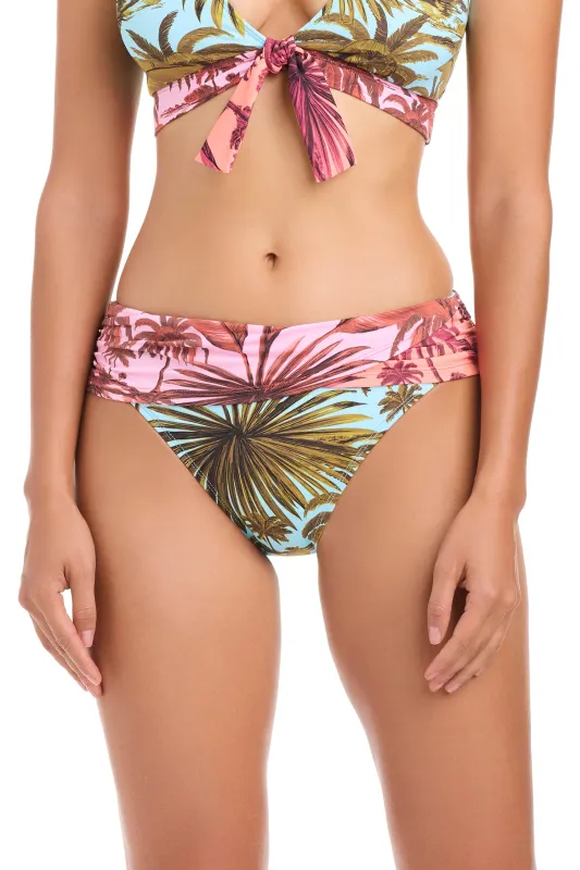 White Lotus Sarong Hipster Bikini Bottom sold by Bleu Rod Beattie