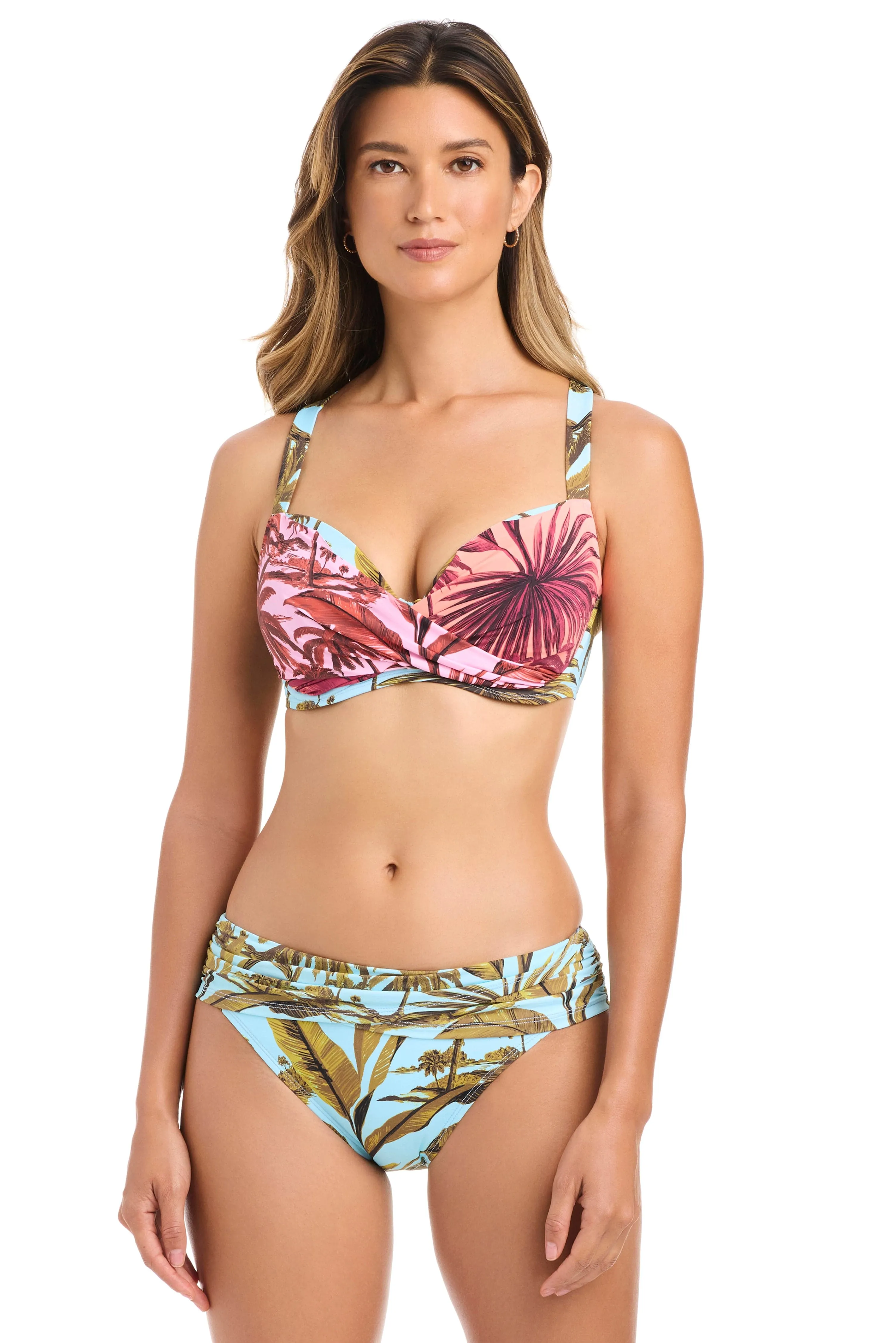White Lotus Underwire D-DD Cup Bikini Top sold by Bleu Rod Beattie product image thumbnail 3