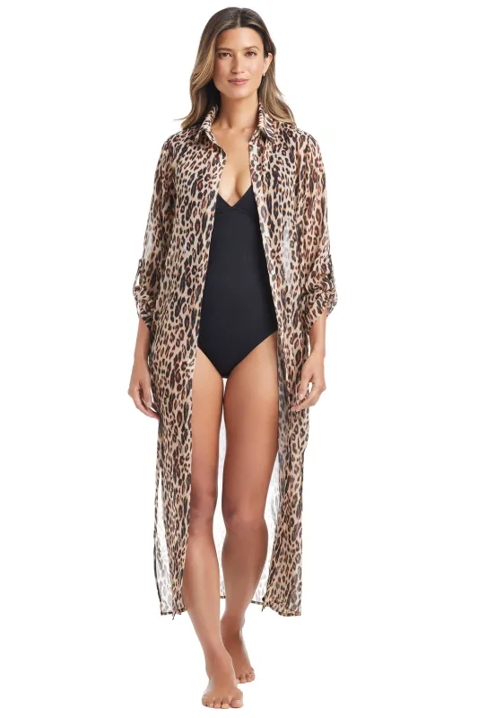 What's In The Mix Shirt Cover Up made by Bleu Rod Beattie