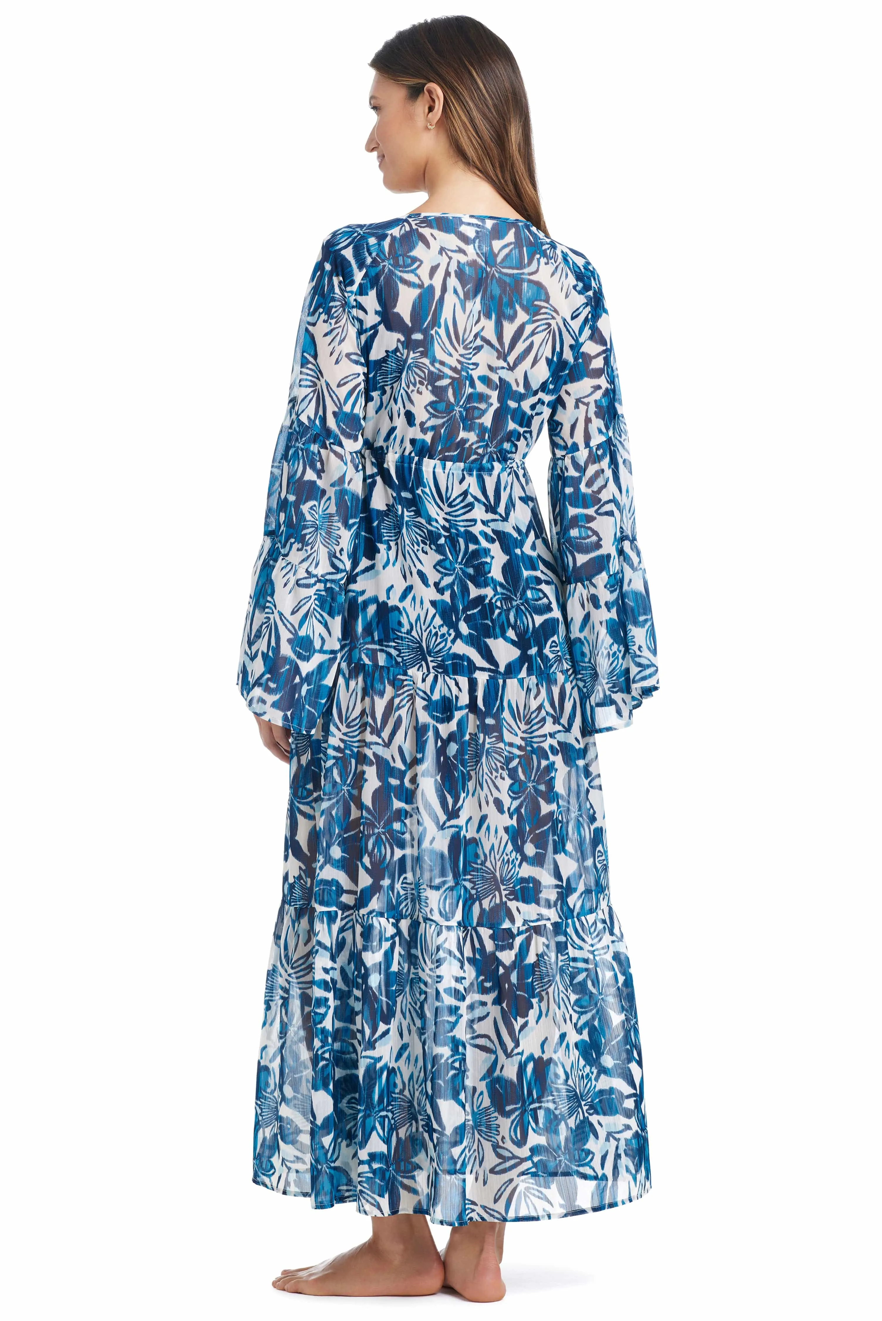 The Turning Tides Chiffon Long Dress sold by Bleu Rod Beattie product image thumbnail 2