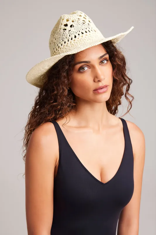 The Diego Cowboy Hat in Ivory made by Wyeth