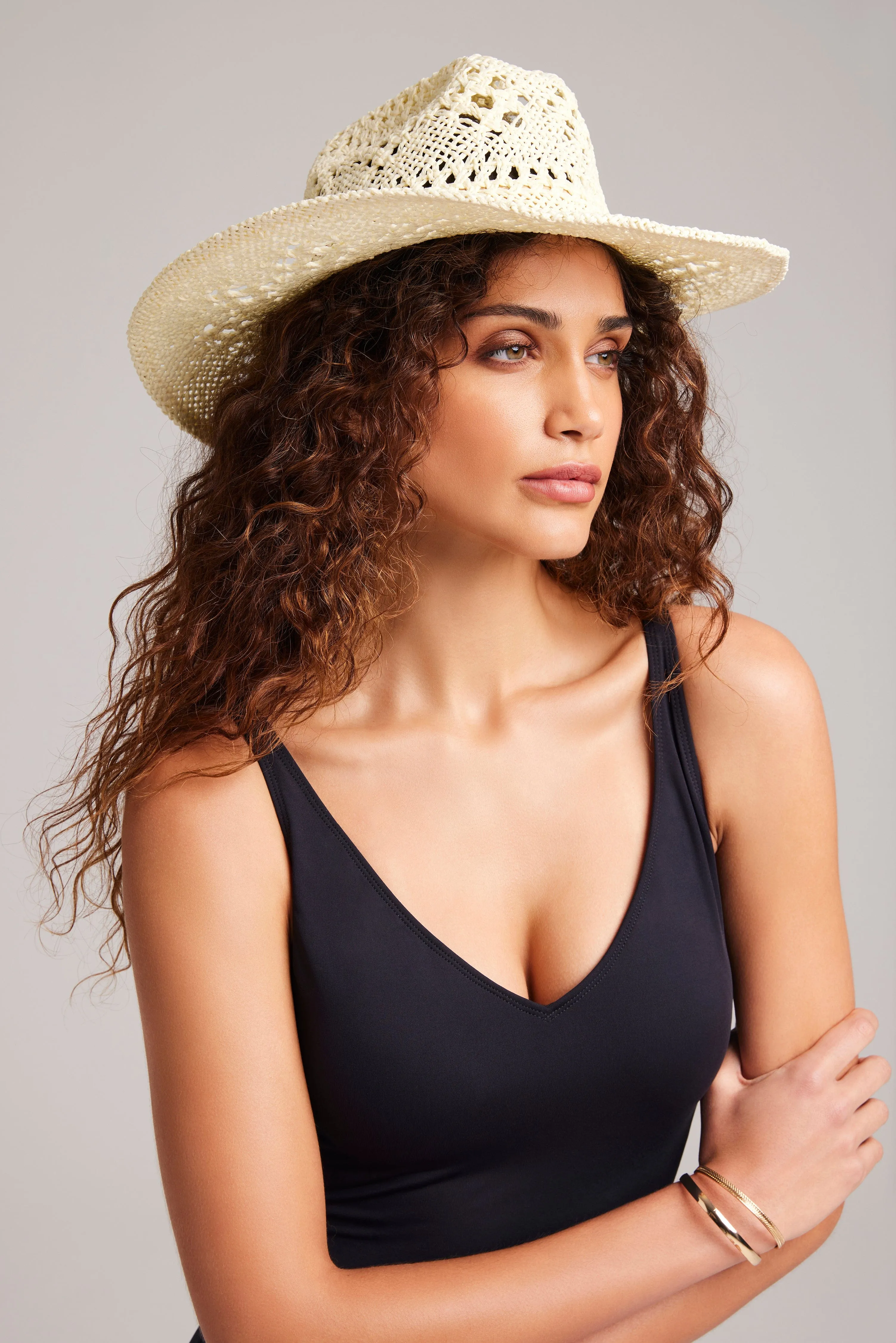 The Diego Cowboy Hat in Ivory sold by Bleu Rod Beattie product image thumbnail 2