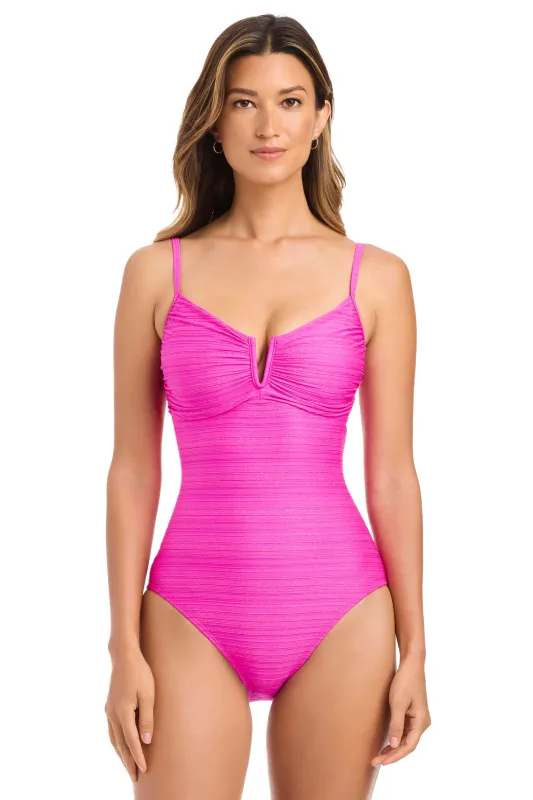 The Golden Hour Mio One-Piece Swimsuit sold by Bleu Rod Beattie