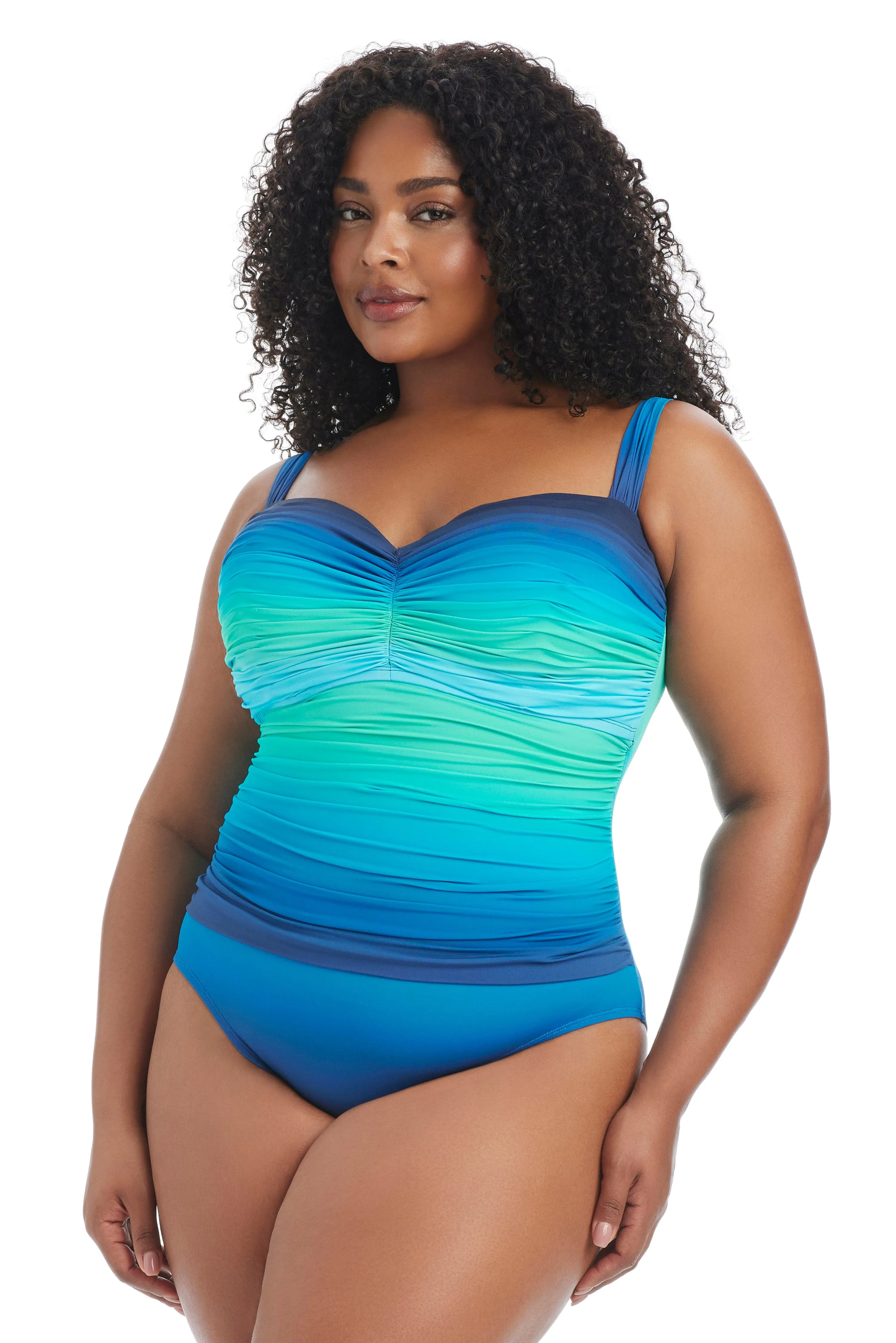 Desert Mirage Plus Mio One-Piece Swimsuit sold by Bleu Rod Beattie