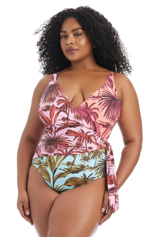 White Lotus Plus Mio One-Piece Swimsuit sold by Bleu Rod Beattie