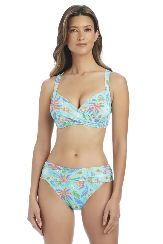 Summer Solstice Underwire D-DD Cup Bikini Top made by Bleu Rod Beattie