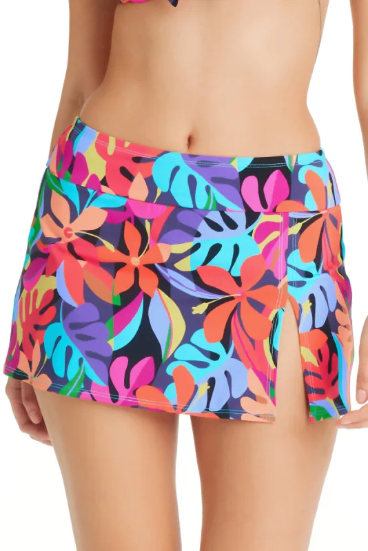 Bold Rush Long Skirt High Waist Bikini Bottom sold by Bleu Rod Beattie