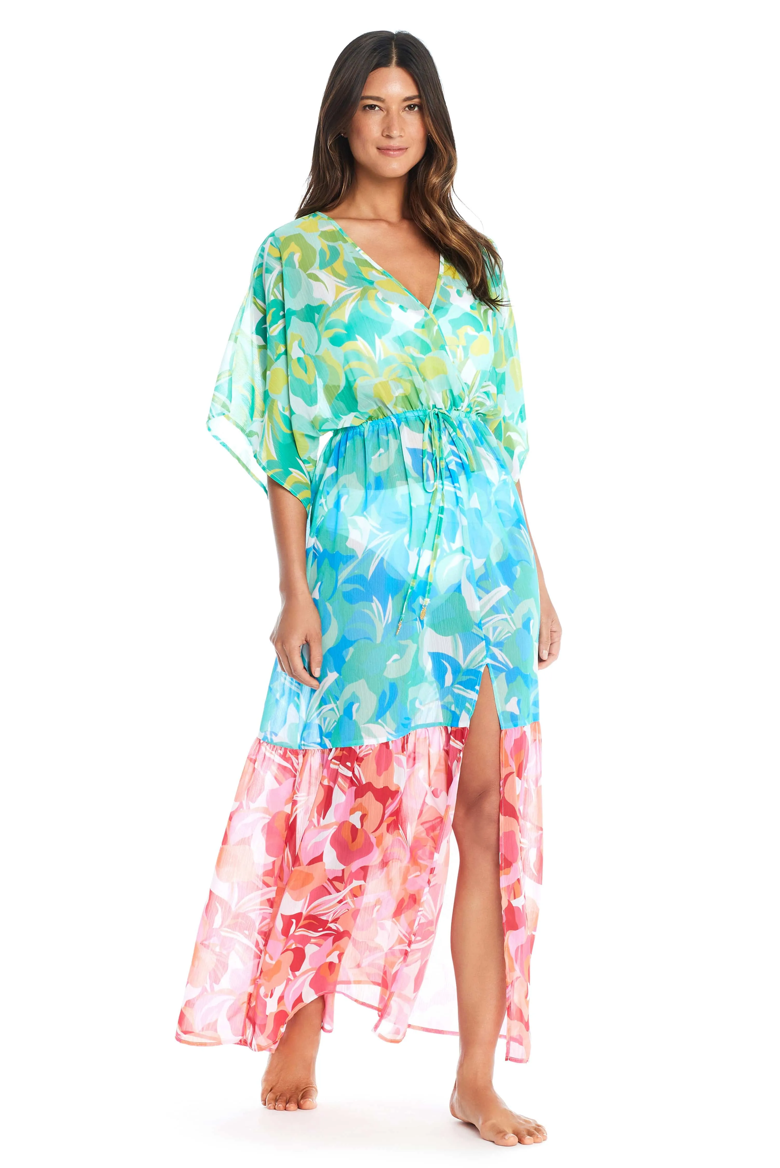 Summer Escapes Chiffon Cover-Up Dress sold by Bleu Rod Beattie product image thumbnail 2