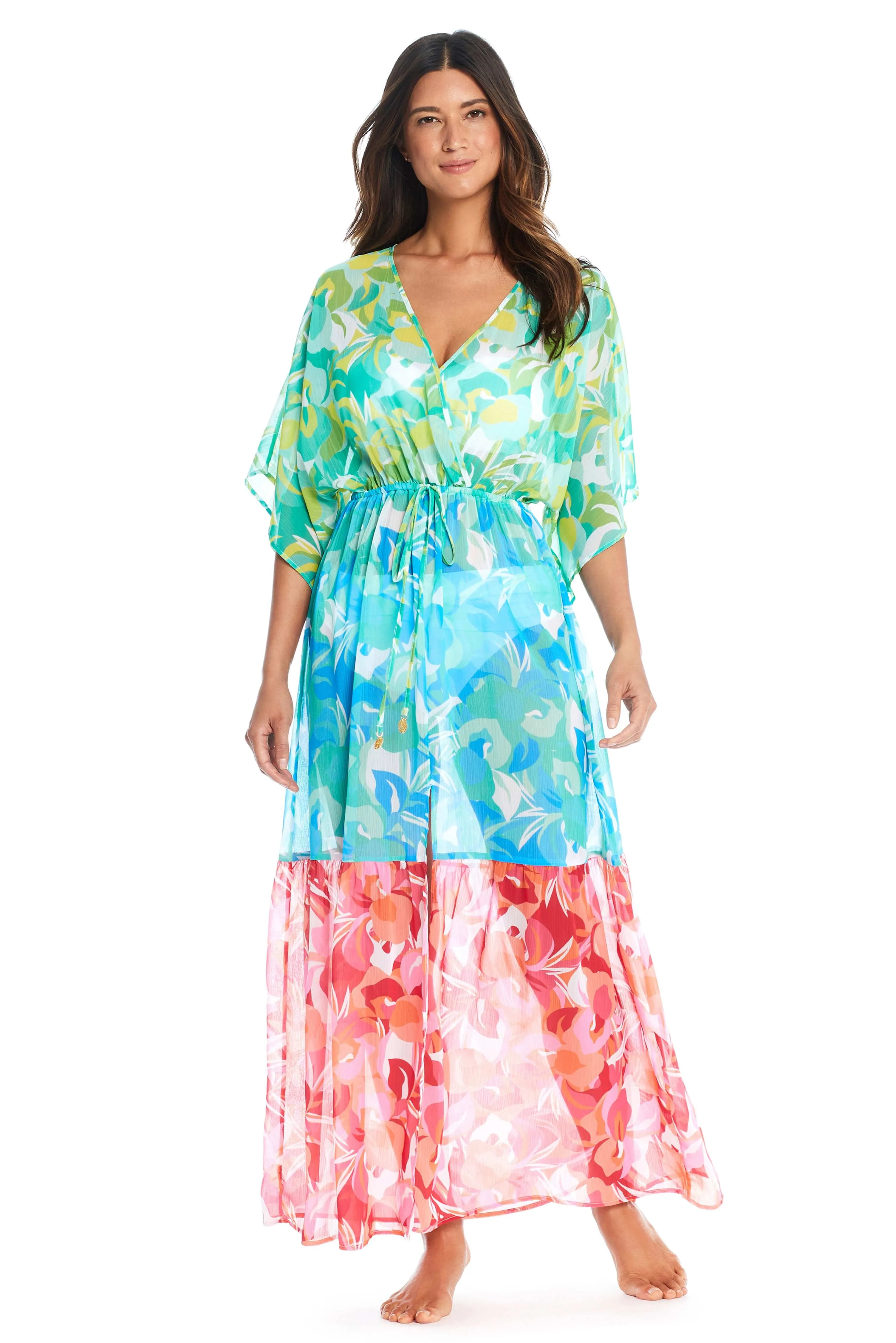 Summer Escapes Chiffon Cover-Up Dress sold by Bleu Rod Beattie