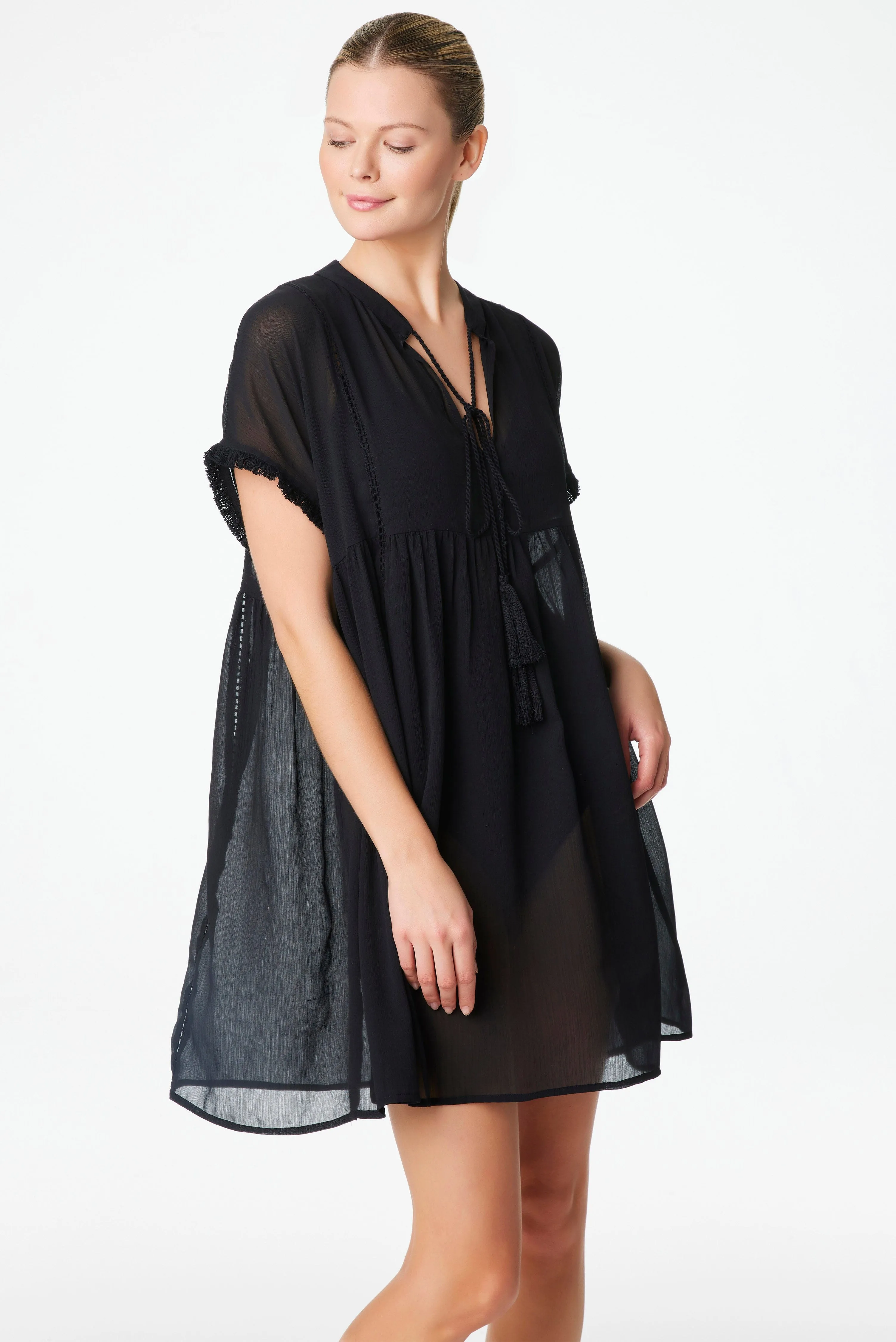 Gypset Embroidery Dress Cover Up sold by Bleu Rod Beattie