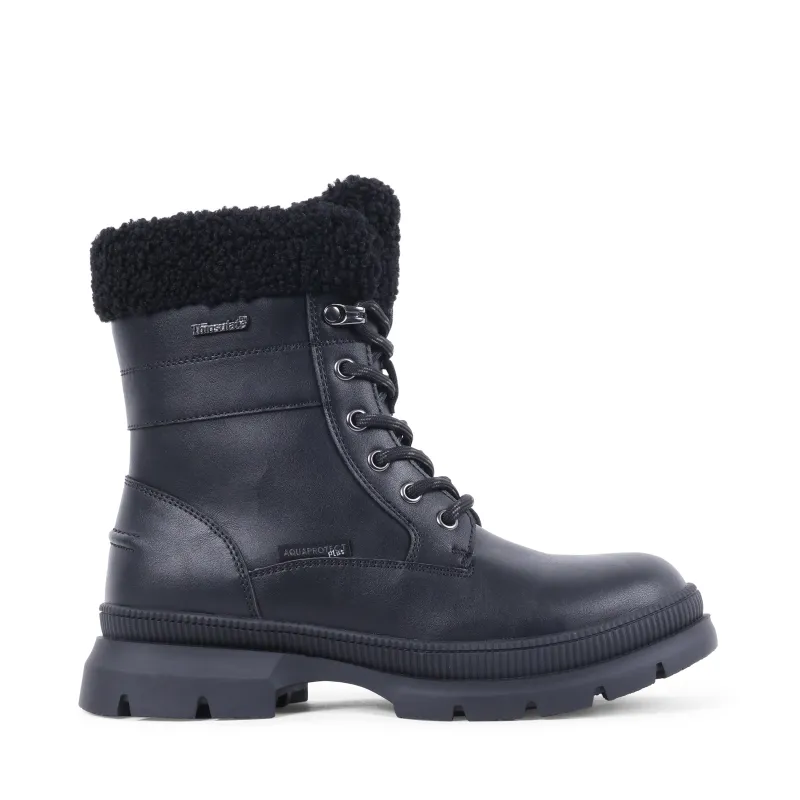 NEVAEH BLACK LEATHER made by Blondo