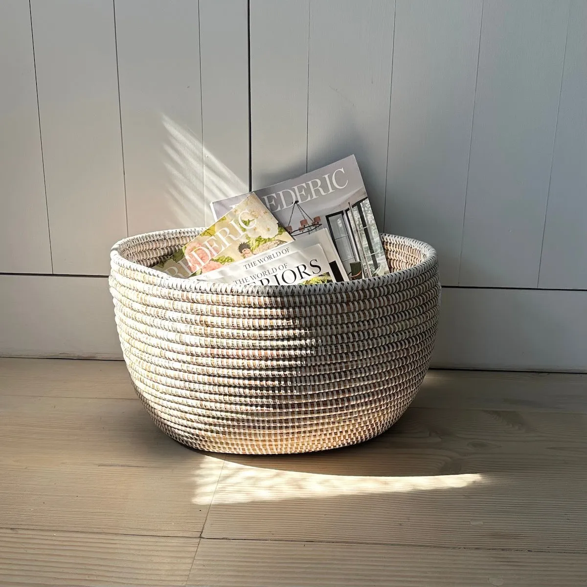 Senegalese Oval Storage Baskets sold by Bloomist