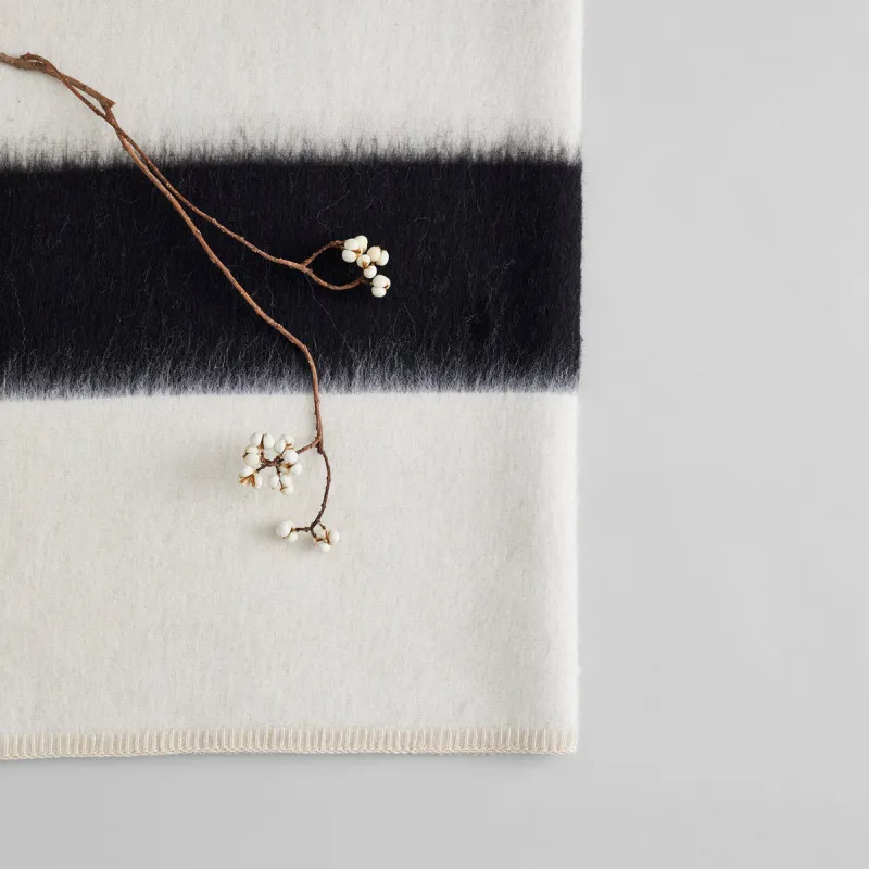 Siempre Throw, Black Stripe sold by Bloomist