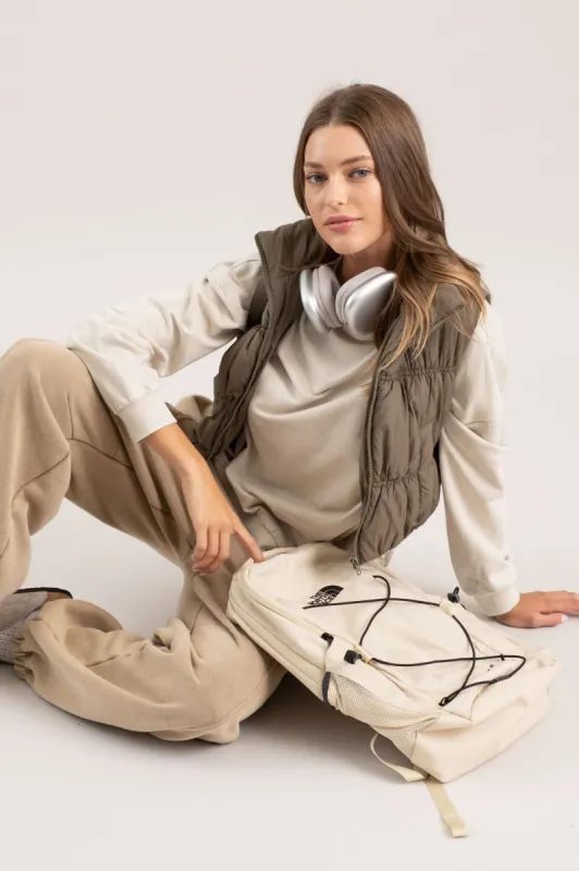 WASHED CREWNECK LONG SLEEVE KNIT TOP sold by Blu Pepper