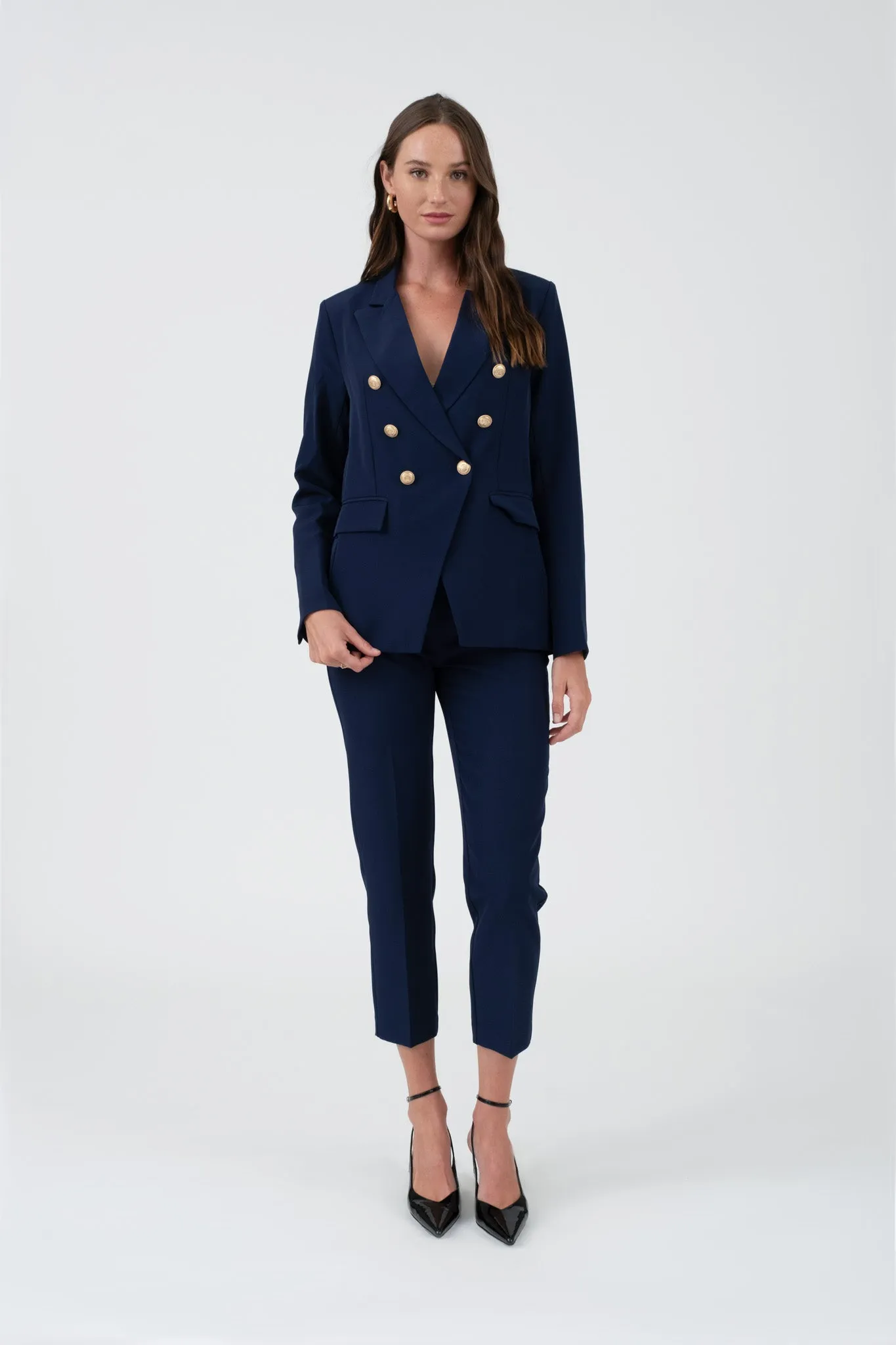 SOLID GOLD HARDWARE MIDI PANTS sold by Blu Pepper product image thumbnail 4