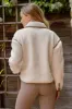 FAUX SHEARLING BUTTON DOWN COLLARED JACKET sold by Blu Pepper