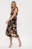 SMOCKED TIERED FLORAL MIDI DRESS sold by Blu Pepper