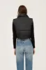 CROPPED ZIP UP PUFFER VEST sold by Blu Pepper