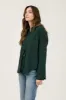 SOLID COLLARED LONG SLEEVE BUTTON DOWN SHACKET sold by Blu Pepper