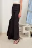HIGH WAIST FLARE SLIT HEM DRESS PANTS sold by Blu Pepper
