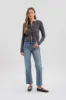 ROUND NECK BUTTON DOWN LONG SLEEVE CARDIGAN sold by Blu Pepper