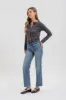 ROUND NECK BUTTON DOWN LONG SLEEVE CARDIGAN sold by Blu Pepper