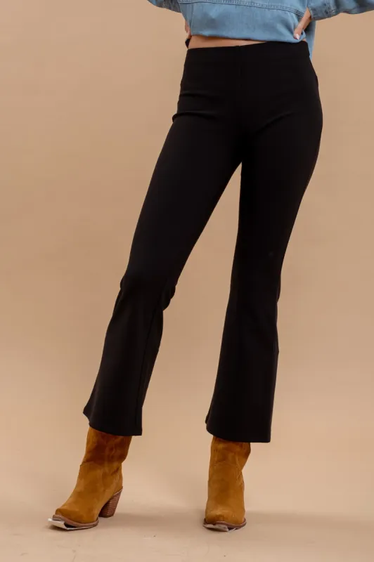HIGH WAIST FLARE PANTS sold by Blu Pepper
