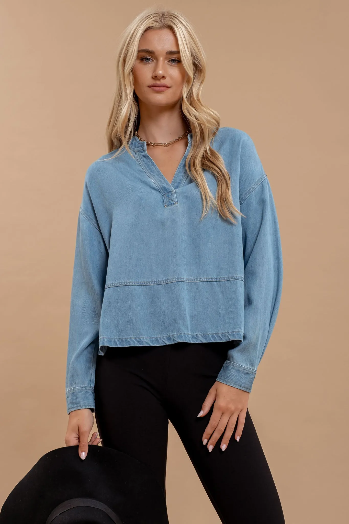 HIGH WAIST FLARE PANTS sold by Blu Pepper product image thumbnail 3