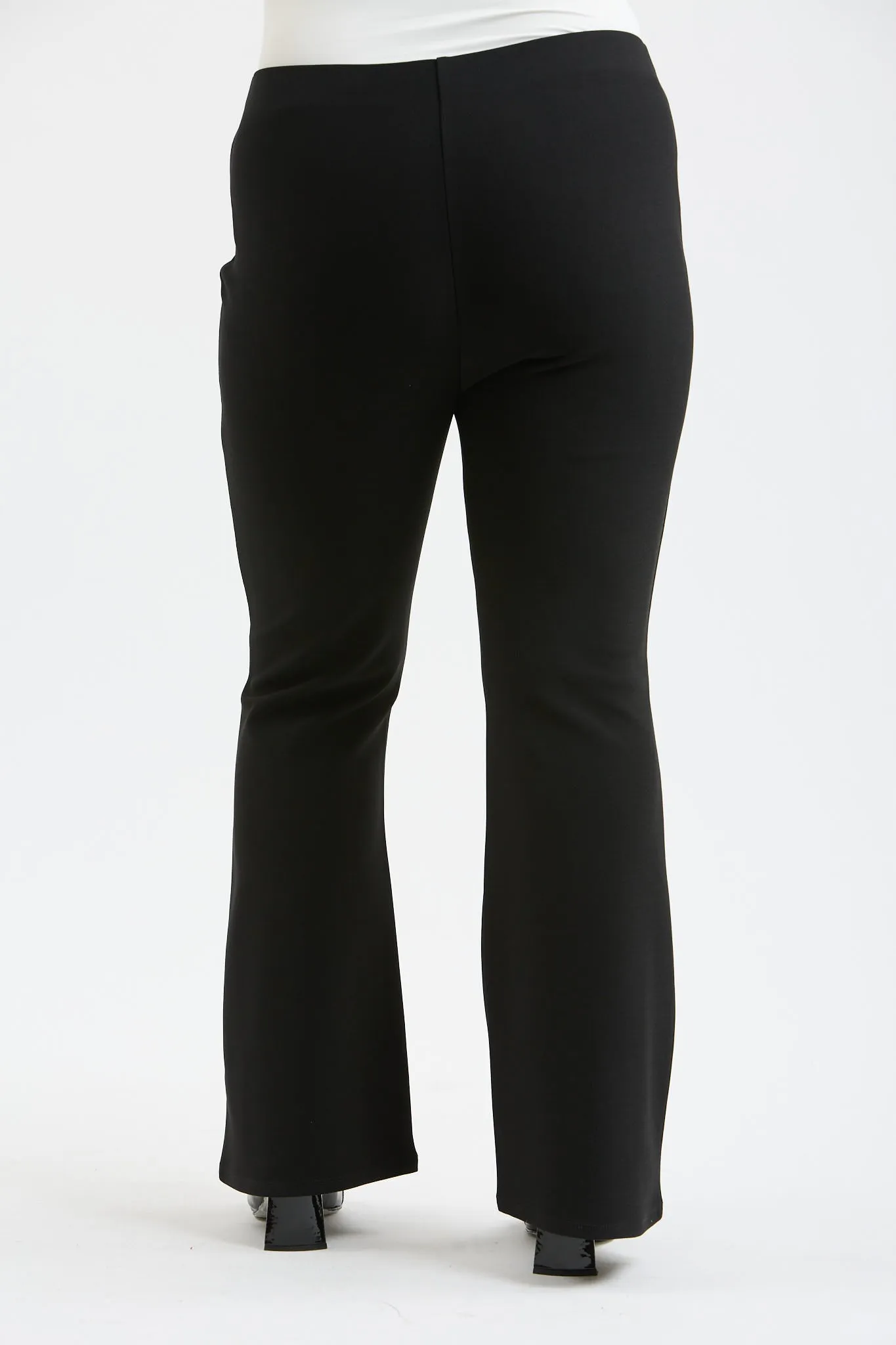 PLUS HIGH WAIST FLARE PANTS sold by Blu Pepper product image thumbnail 2