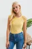 EYELET EMBROIDERY KNIT TOP sold by Blu Pepper