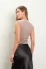 SATIN SLIP MIDI SKIRT sold by Blu Pepper