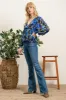 V NECK FLORAL TOP sold by Blu Pepper