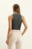 SLEEVELESS MOCK NECK SWEATER KNIT TOP sold by Blu Pepper