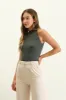 SLEEVELESS MOCK NECK SWEATER KNIT TOP sold by Blu Pepper