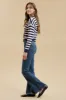 STRIPE CREW NECK KNIT CARDIGAN sold by Blu Pepper