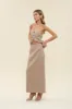 HIGH WAIST BACK SLIT PENCIL MAXI SKIRT sold by Blu Pepper