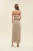 HIGH WAIST BACK SLIT PENCIL MAXI SKIRT sold by Blu Pepper