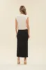 HIGH WAIST SIDE SLIT MIDI PENCIL SKIRT sold by Blu Pepper