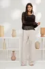 SHEER CROCHET LADDER KNIT PULLOVER SWEATER sold by Blu Pepper