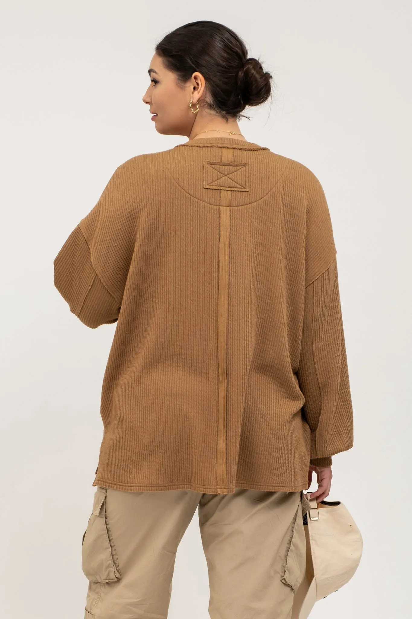 PLUS SOLID CREWNECK sold by Blu Pepper product image thumbnail 2
