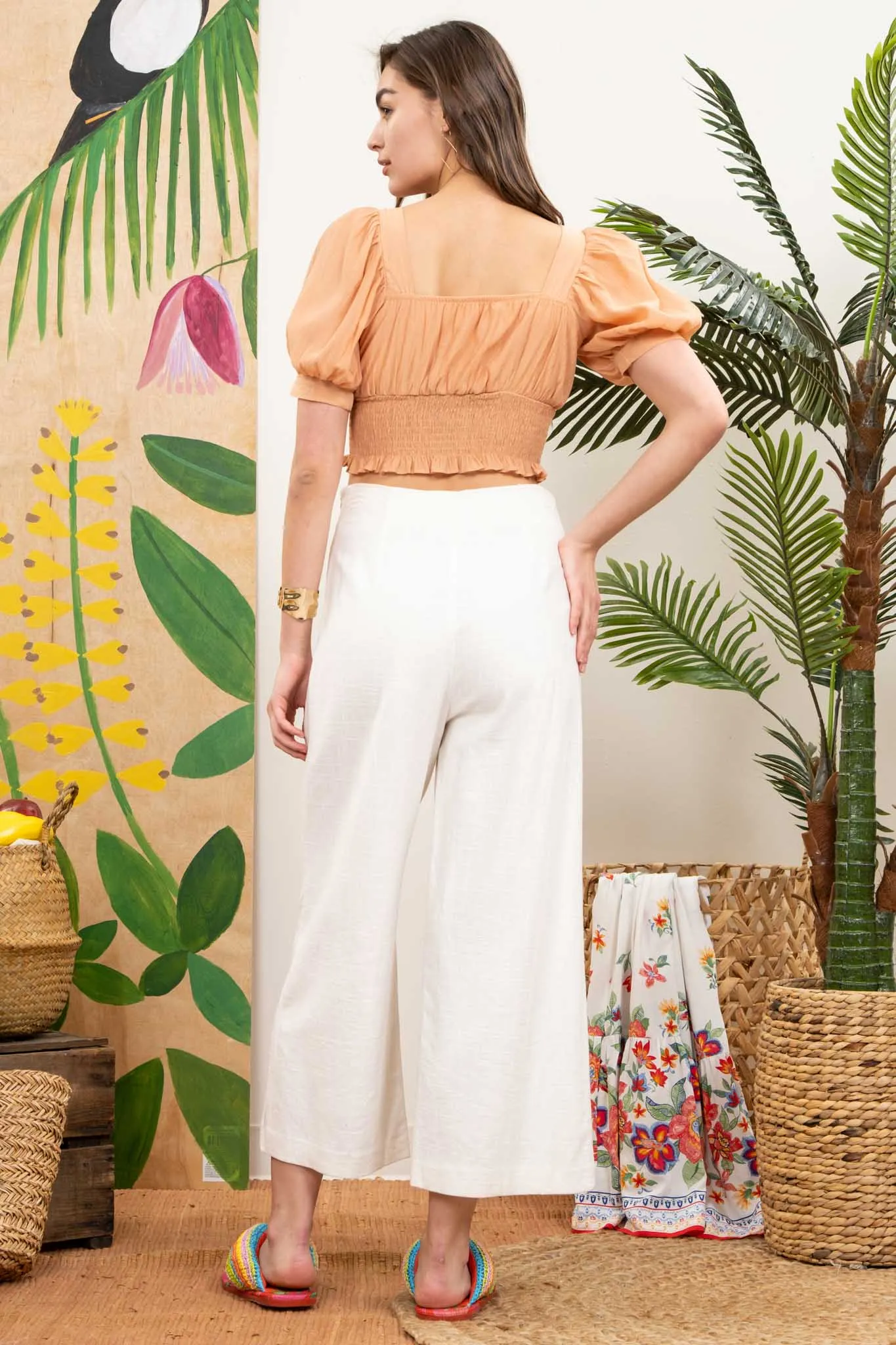 SOLID CROP TOP sold by Blu Pepper product image thumbnail 2