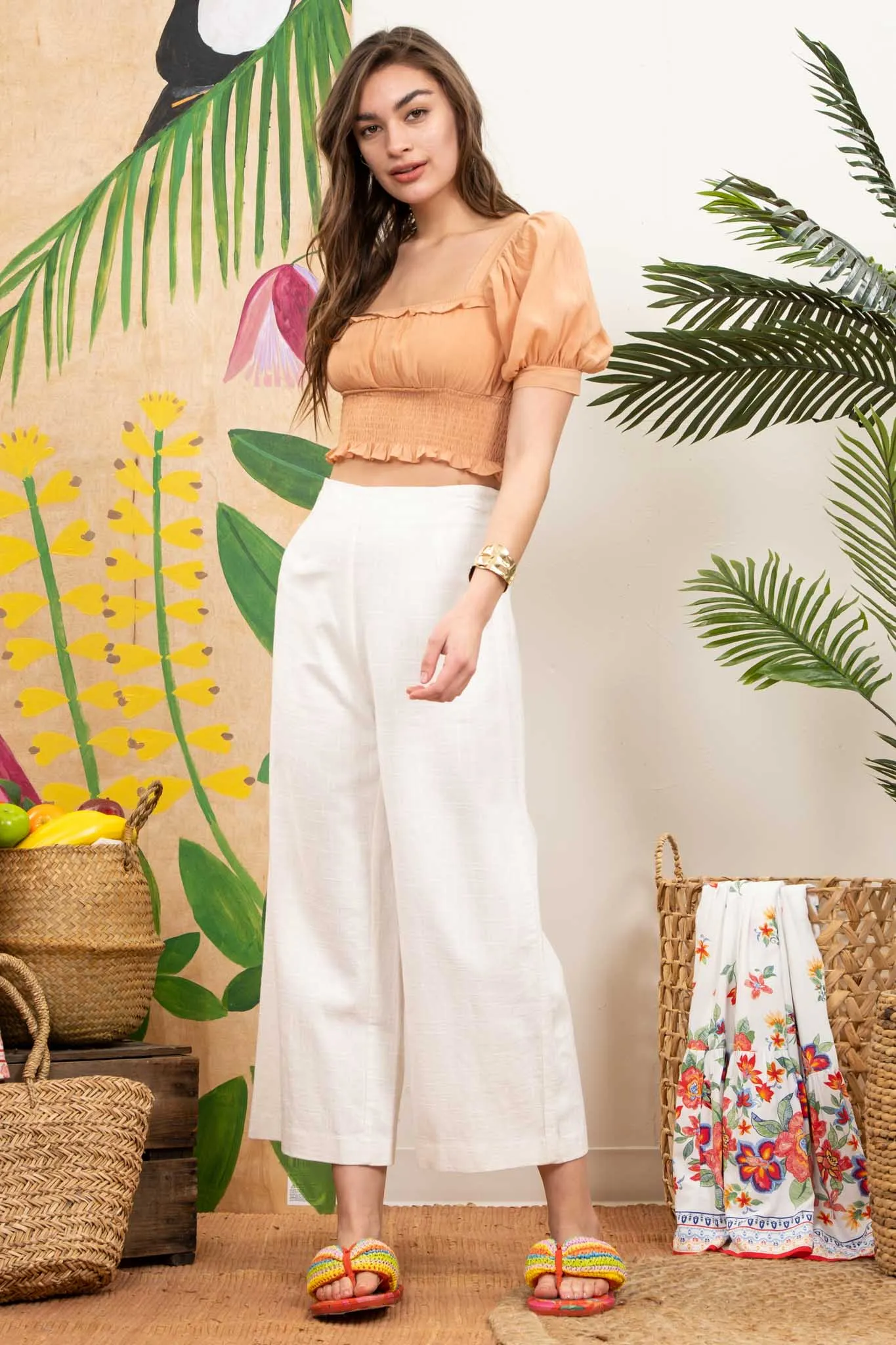 SOLID CROP TOP sold by Blu Pepper