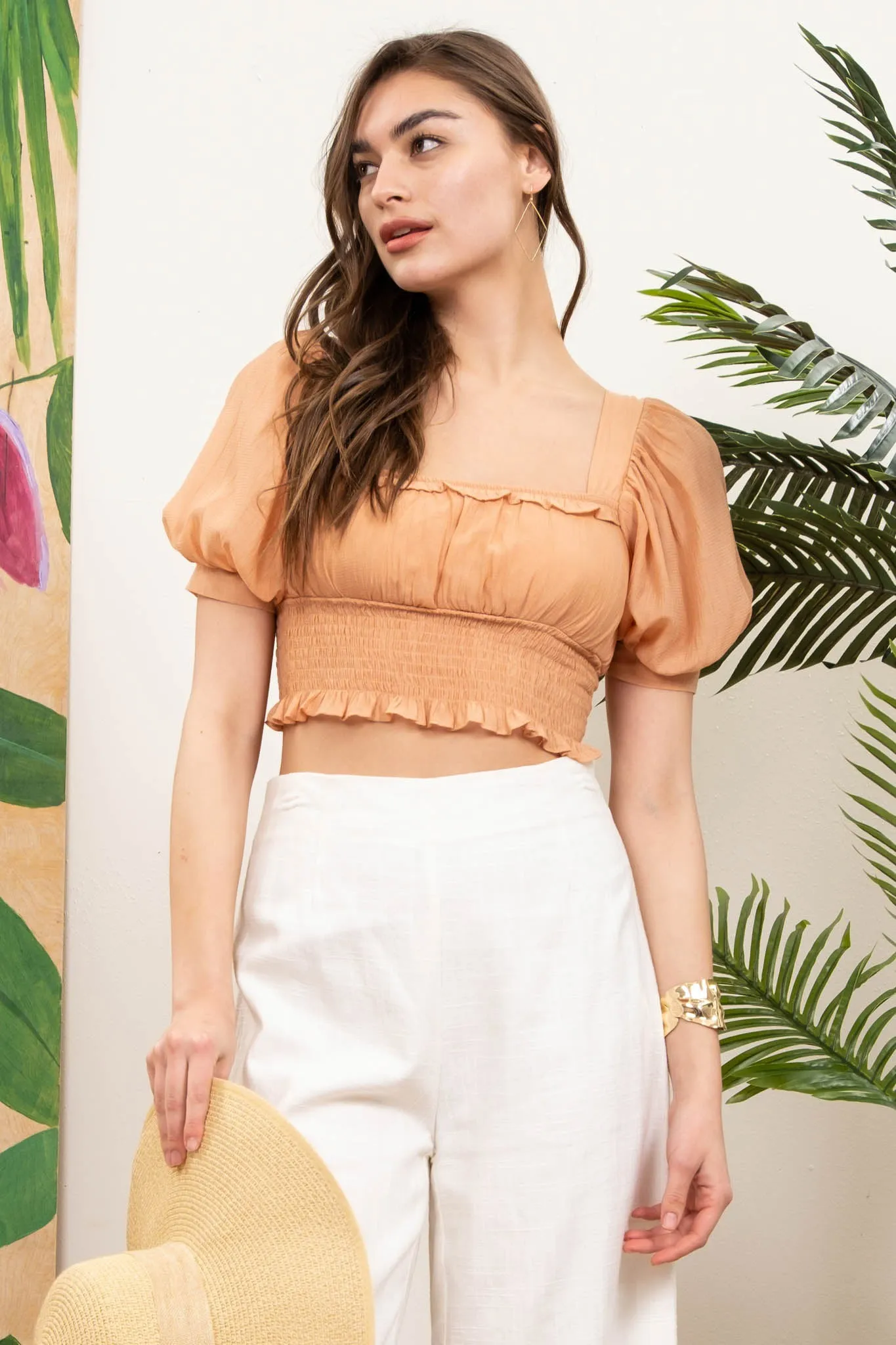 SOLID CROP TOP sold by Blu Pepper product image thumbnail 4